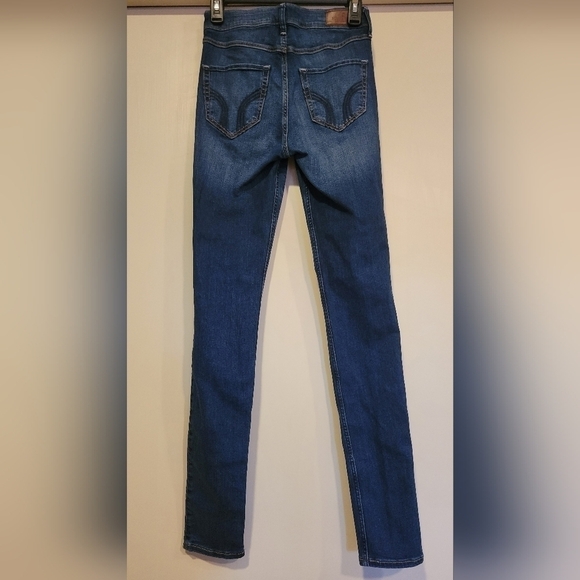 Hollister High Rise Super Skinny Junior blue jeans - Picture 2 of 6
